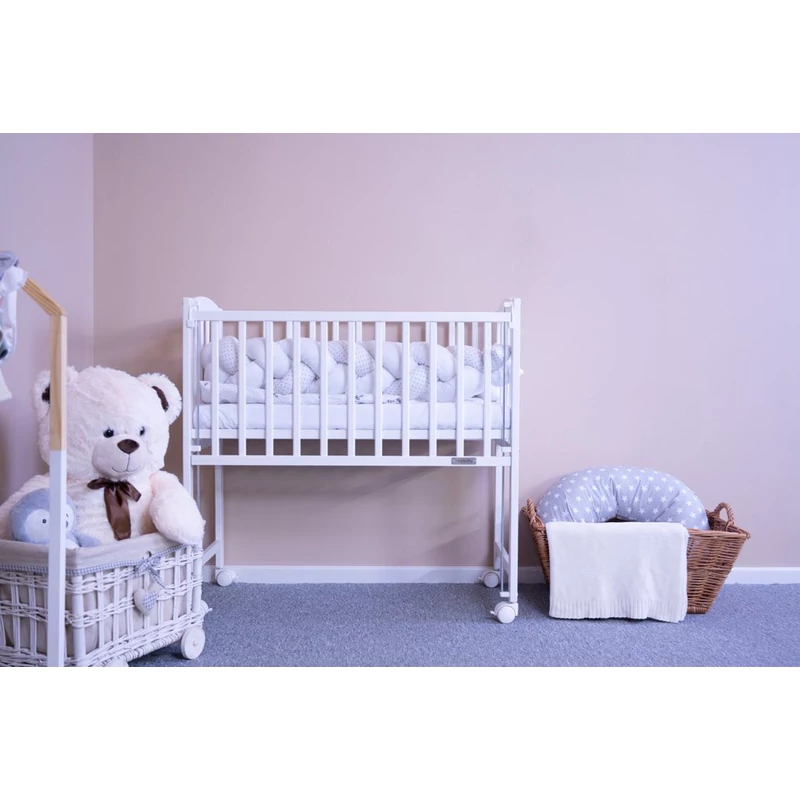 Gyermek babaöböl kiságy New Baby MATEO 90x40 cm fehér