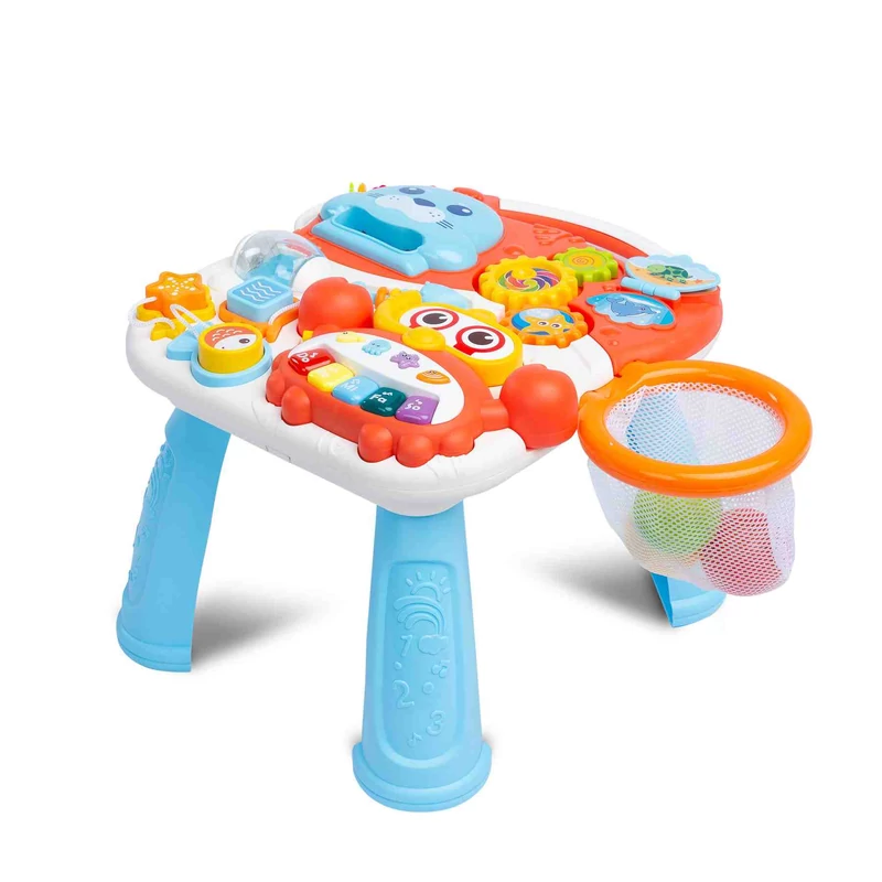 Gyermek fejlesztő bébikomp 2v1 Toyz Spark orange