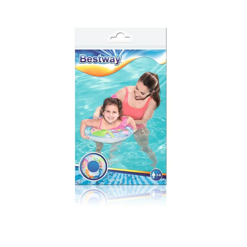 Gyermek felfújható úszógumi Bestway 51cm Sellők