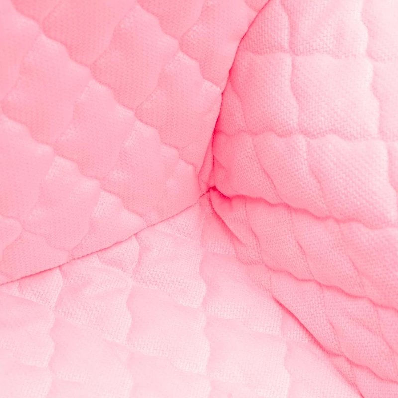 Gyermek fotel Velvet New Baby Felhőcske rózsaszín