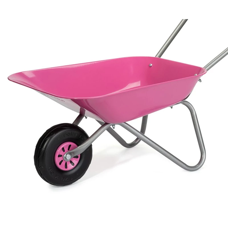 Gyermek kerti talicska fém Milly Mally Rolly Toys rózsaszín