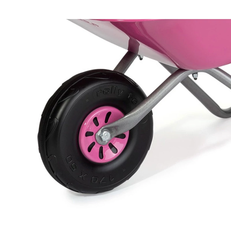 Gyermek kerti talicska fém Milly Mally Rolly Toys rózsaszín