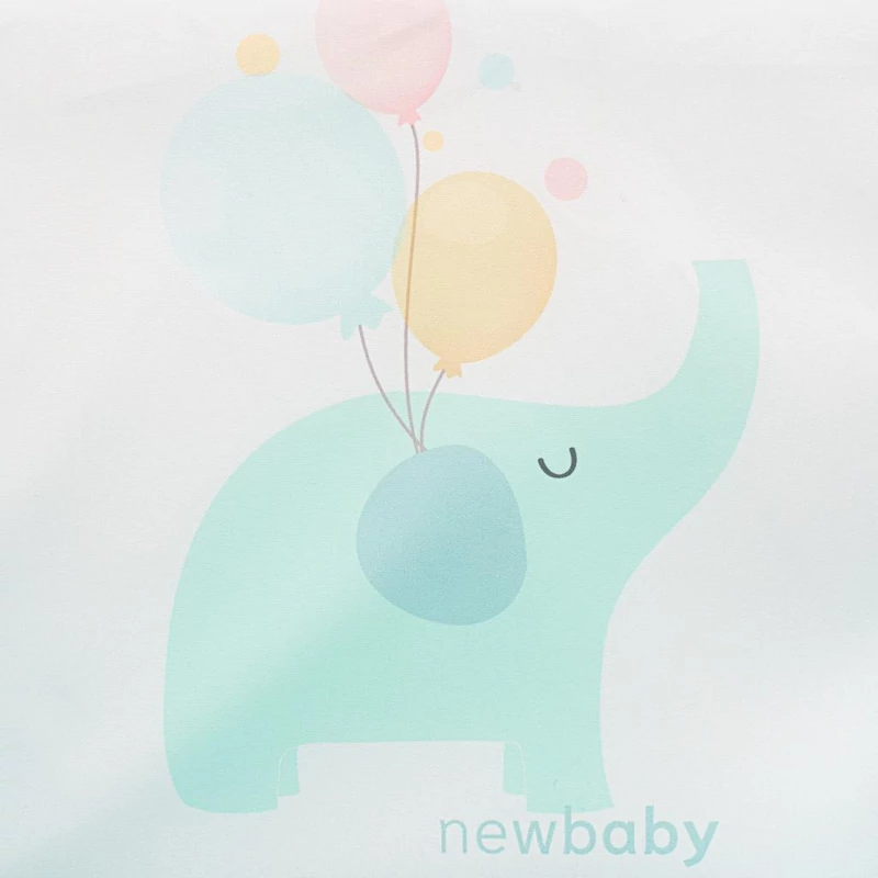 Gyermek kihajtható fotel New Baby Elephant menta színű