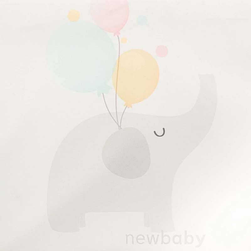 Gyermek kihajtható fotel New Baby Elephant szürke