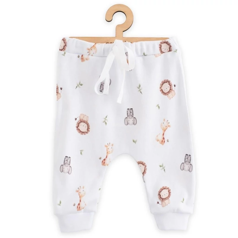 Pamut gyermek Jogger nadrág a New Baby For Babies safari