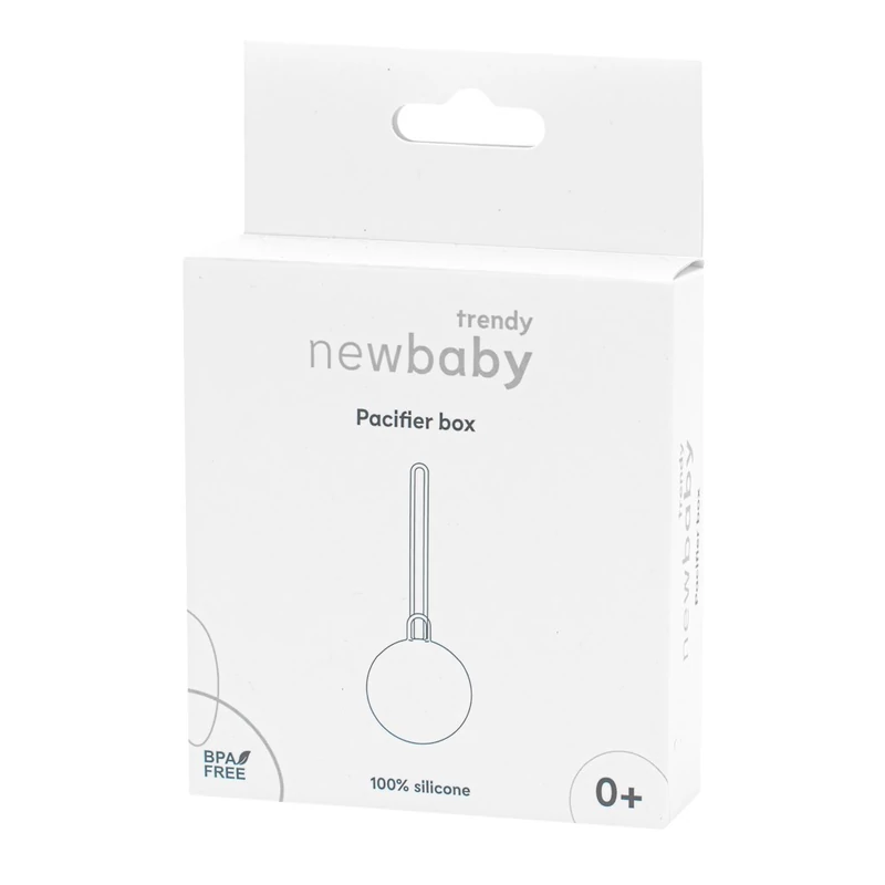 Szilikon cumitartó New Baby bézs színű