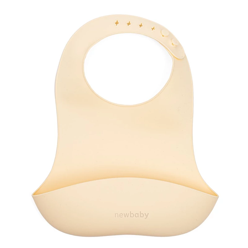 Szilikon előke New Baby bézs