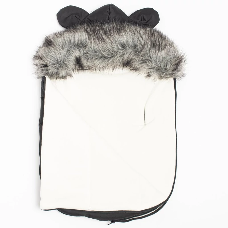 Téli lábzsák New Baby Lux Fleece graphite