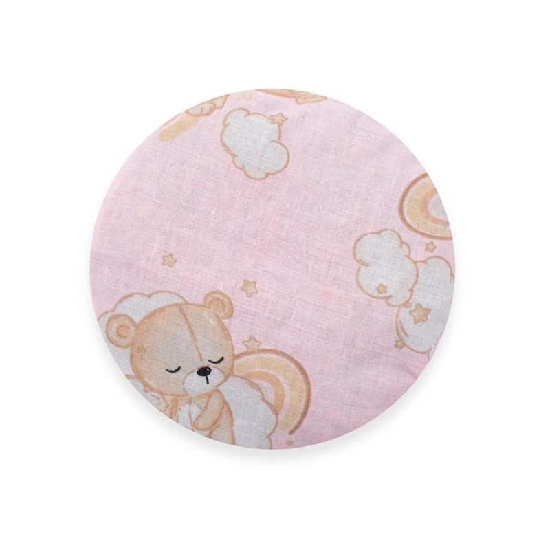 Termofor gyermek melegítő és hűsítő párna cseresznyemaggal New Baby BASIC Bear Pink