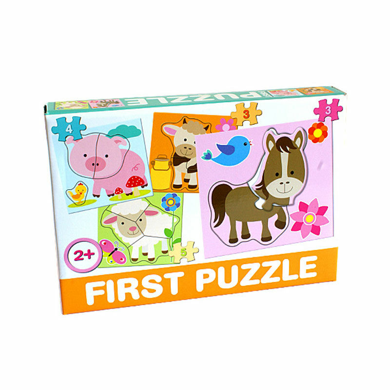D-Toys Tanuló játék Baby puzzle, háziállatok