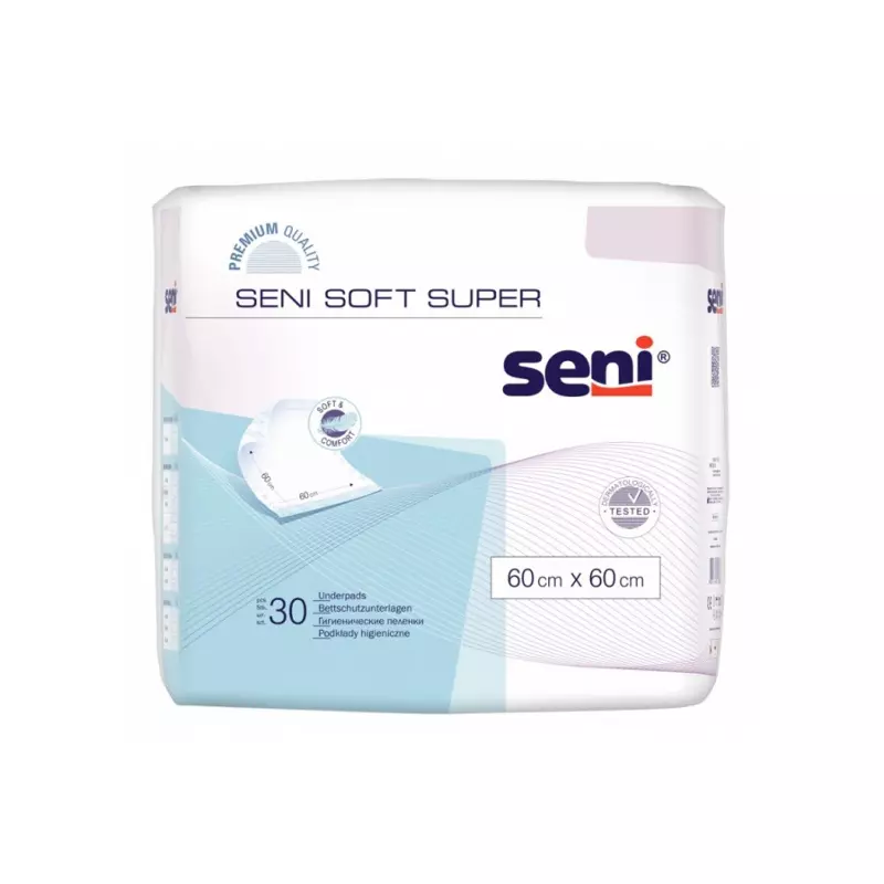 Seni Soft Super Ágyalátét 60 * 60 cm (30 db/cs)