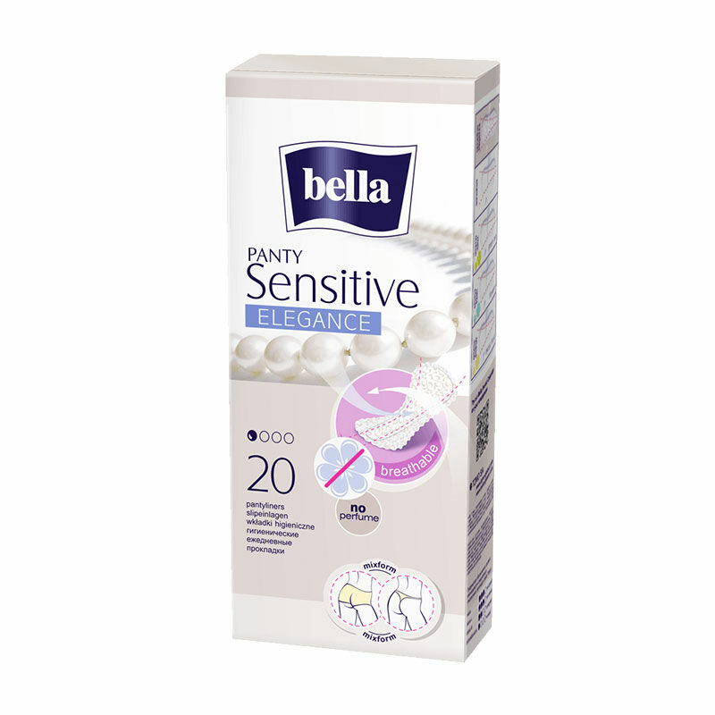 Bella Tisztasági betét Panty Sensitive Elegance Mixform (méret: normál) (20 db/cs)