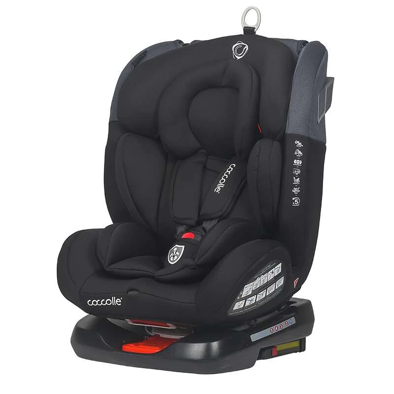 Coccolle Atira 360°-ban forgatható Isofix autosülés 0-36 kg Diamond black