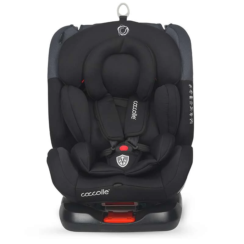 Coccolle Atira 360°-ban forgatható Isofix autosülés 0-36 kg Diamond black