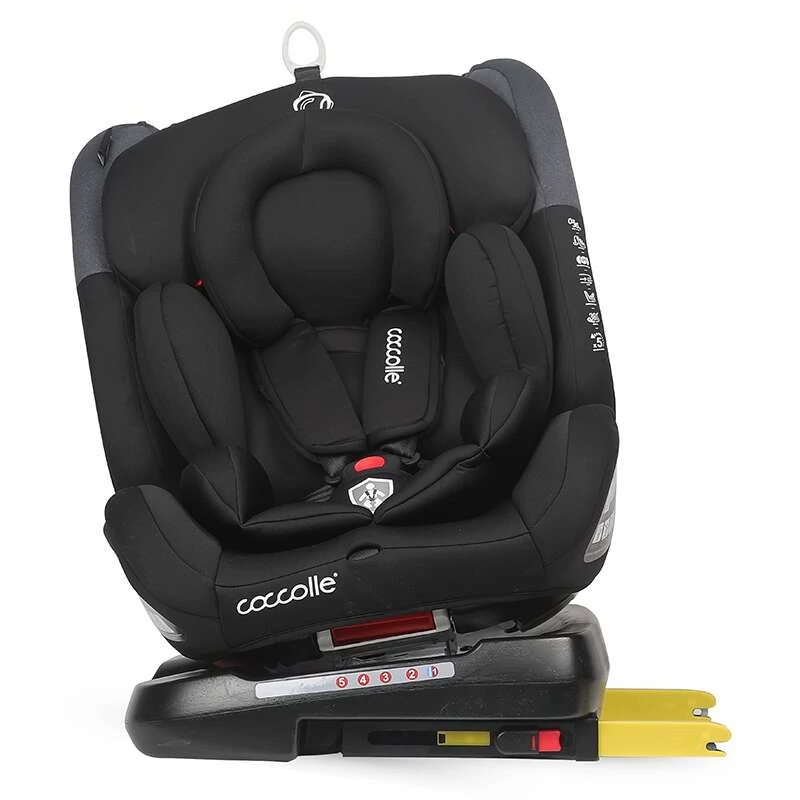 Coccolle Atira 360°-ban forgatható Isofix autosülés 0-36 kg Diamond black
