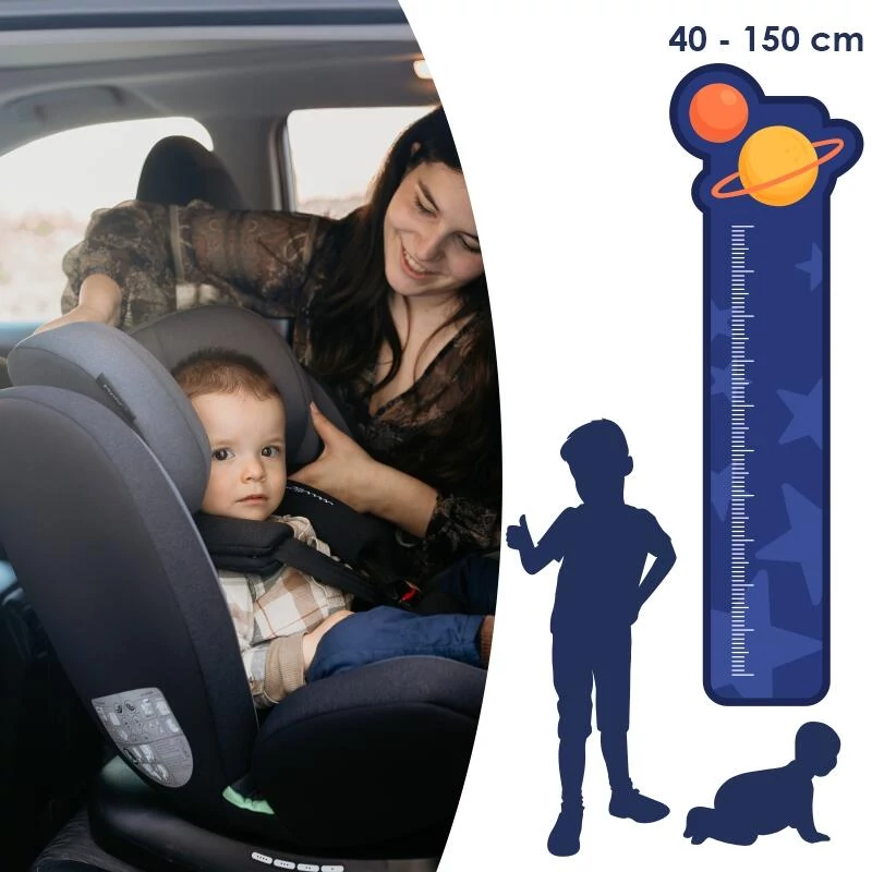 Coccolle Mydo iSize 40-150 cm forgatható isofix autósülés Urban Grey