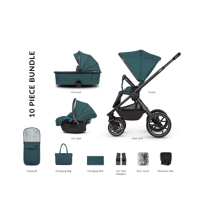 Tinum 2.0 Teal Bay 3in1 babakocsi