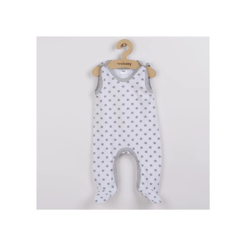 Baba rugdalózó New Baby Classic II szürke csillagokkal